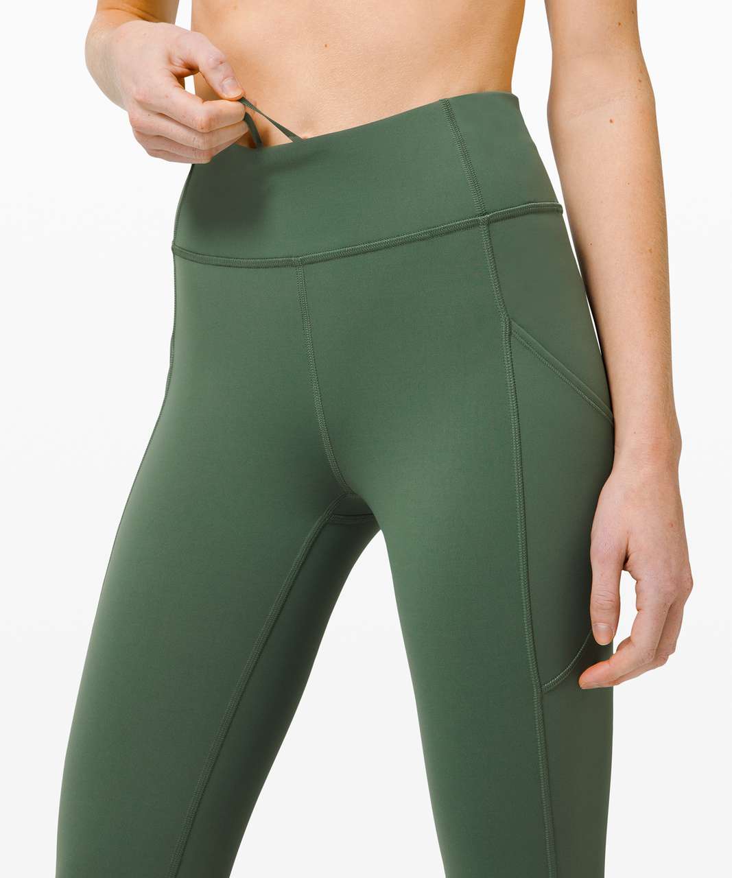 Lululemon Invigorate High Rise Tight 25 NWT Size 20 Willow Green LW5CQFS  WLWG