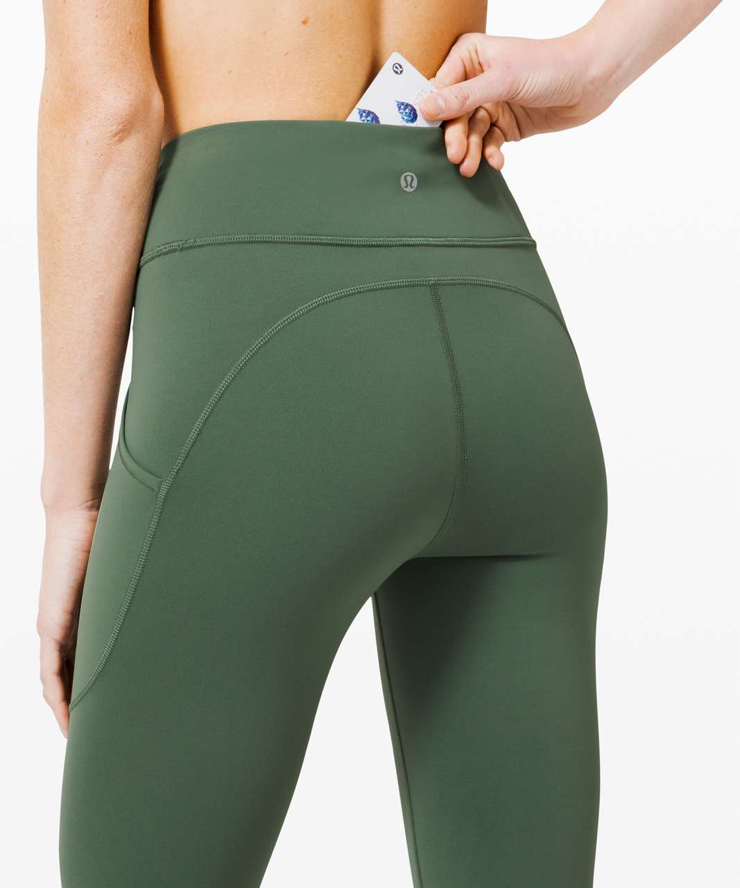 Lululemon Invigorate High-Rise Tight 25" - Algae Green