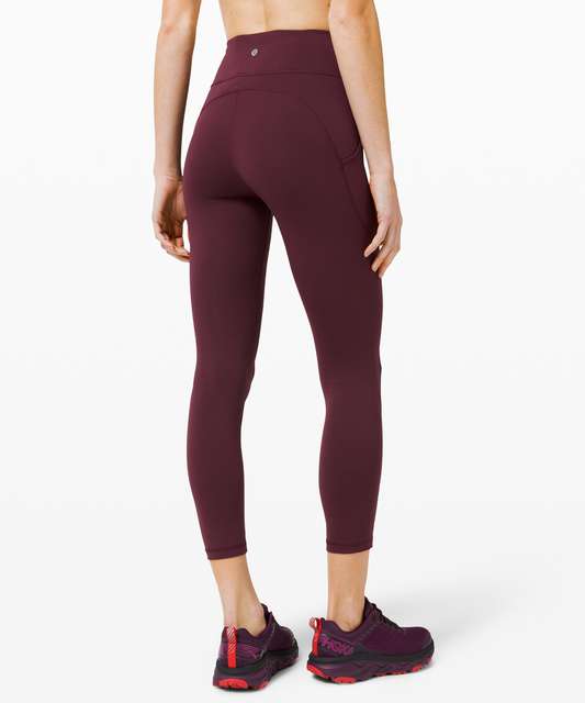 Lululemon Invigorate High-Rise Tight 25 Dark Terracotta - Size 20