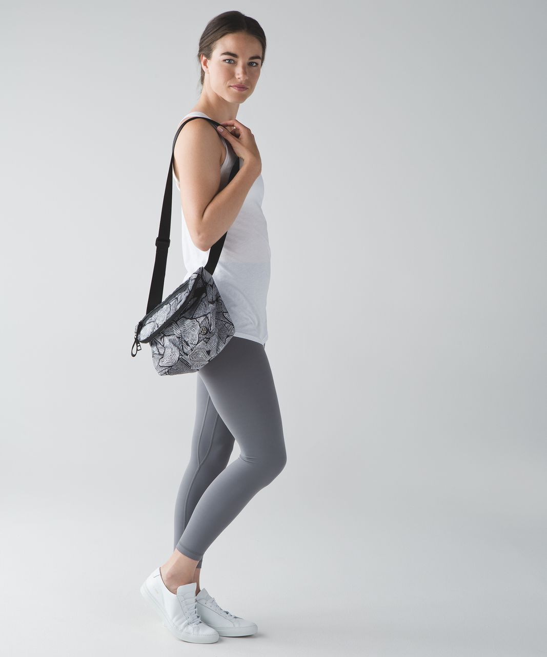 Lululemon Yoga Haven Kimono - Dottie Tribe White Black - lulu fanatics