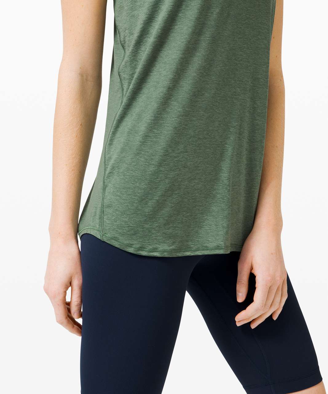 Lululemon Essential Tank *Pleated - Algae Green