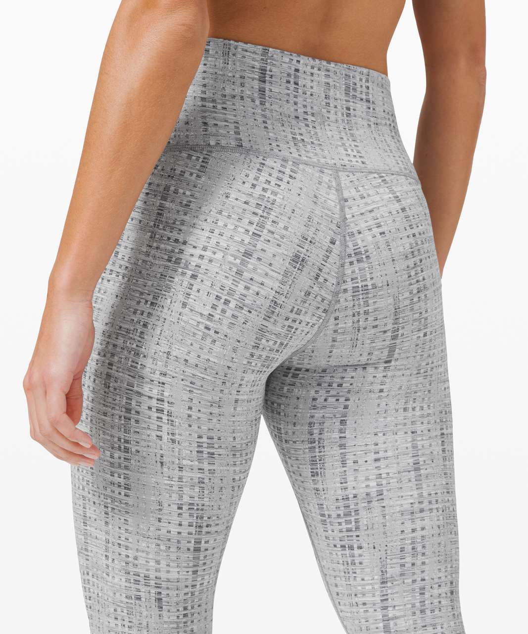 Lululemon Wunder Under High-Rise Tight 28" *Luxtreme - Action Jacqaurd Black Pitch Grey