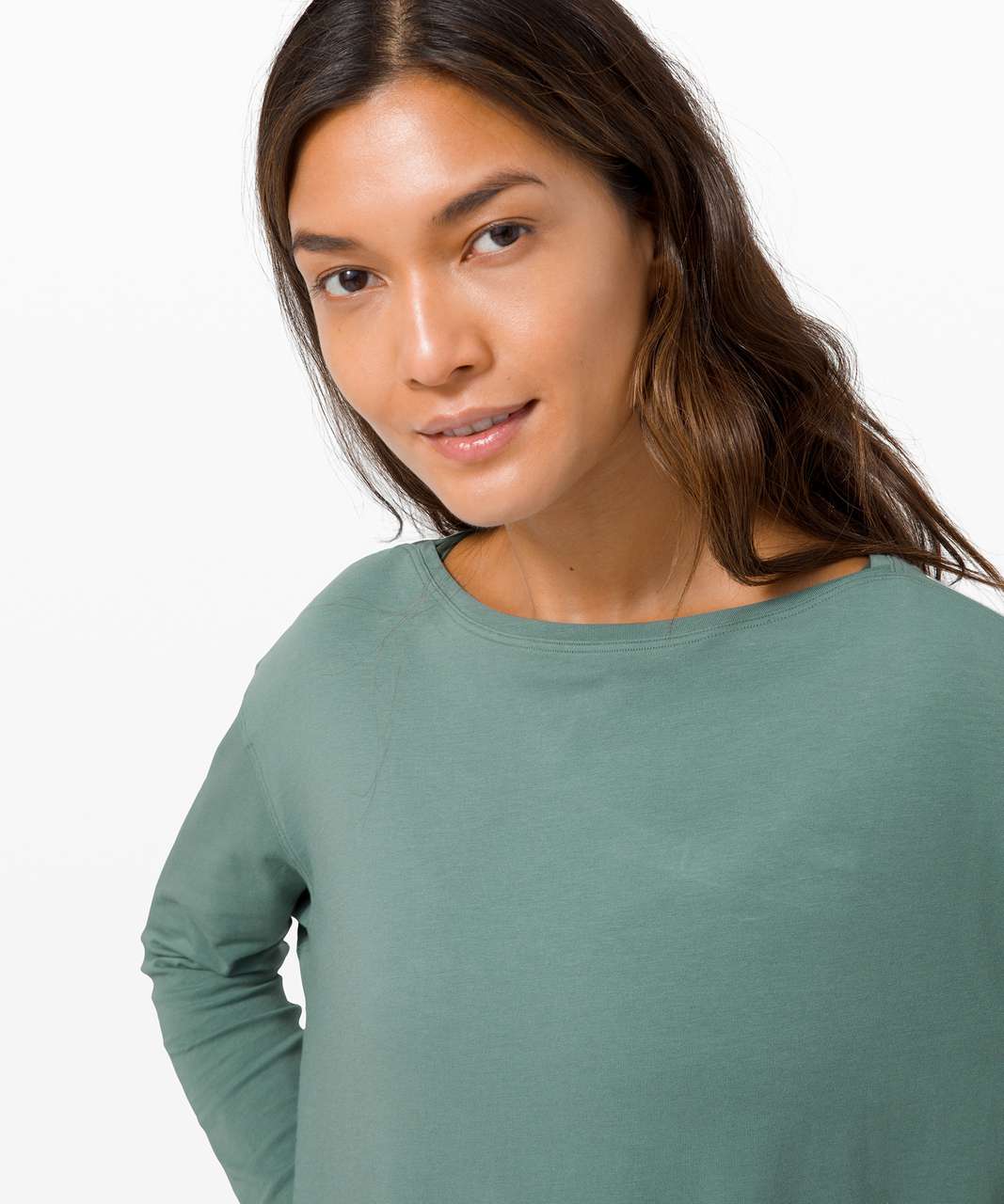 Lululemon Back In Action Long Sleeve - Tidewater Teal