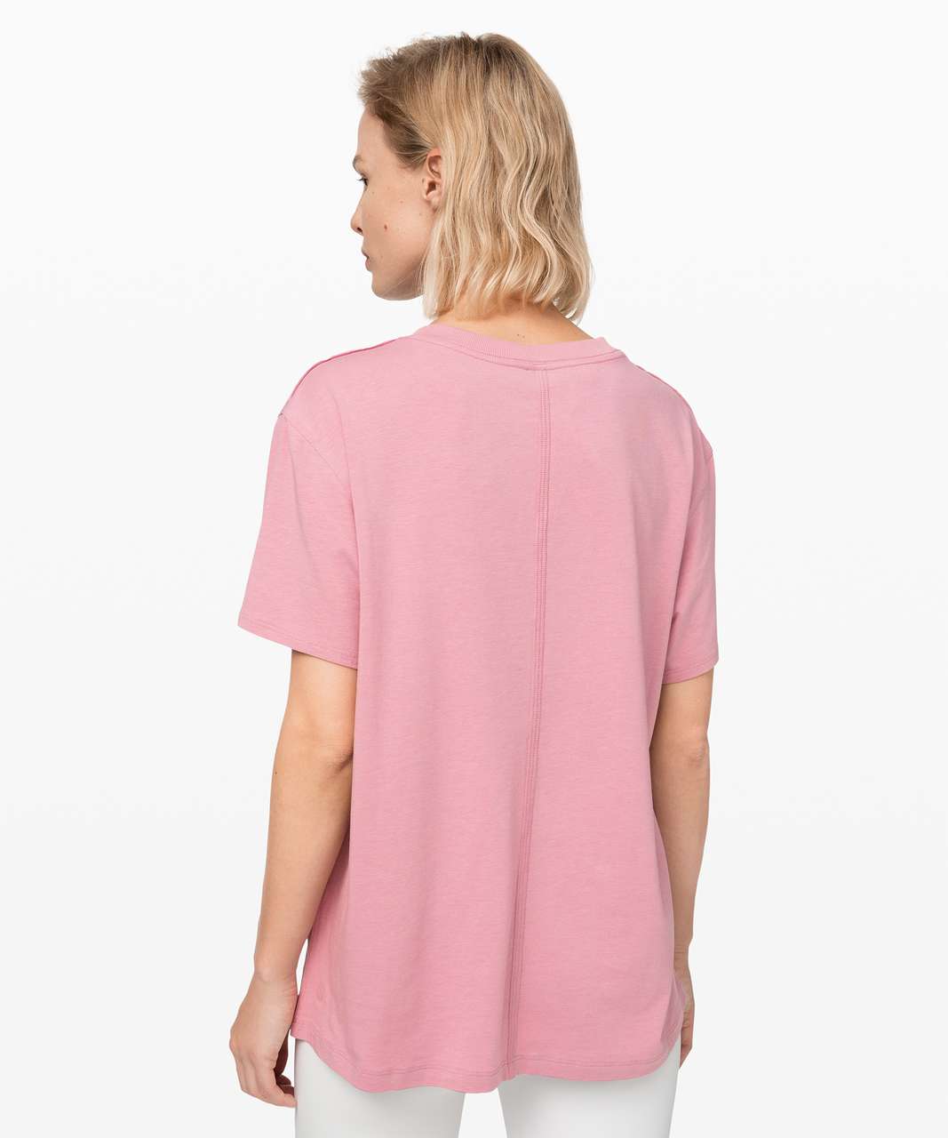 Lululemon All Yours Boyfriend Tee - Pink Taupe