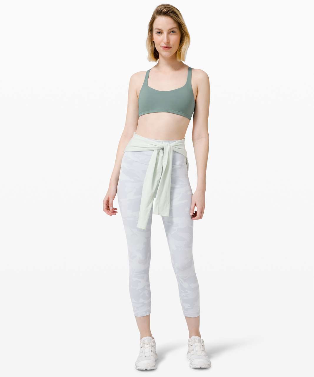 Lululemon Free To Be Bra *Light Support, A/B Cup (Online Only) - Tidewater Teal / Springtime