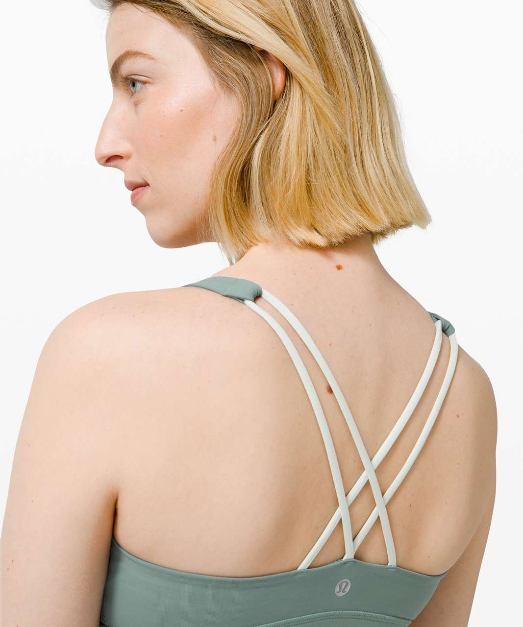 Lululemon Free To Be Bra *Light Support, A/B Cup (Online Only) - Tidewater Teal / Springtime