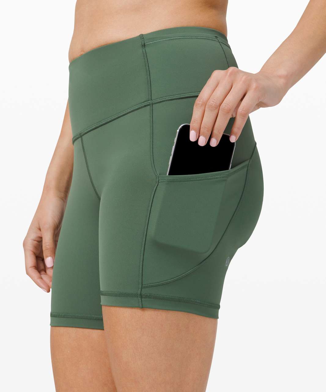 lululemon athletica Fast And Free Lined Shorts - 6 - Color Green