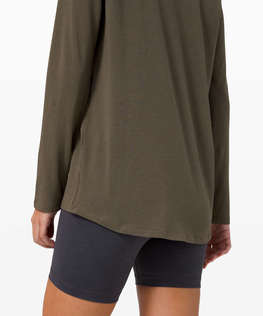 Lululemon Emerald Long Sleeve - Dark Olive