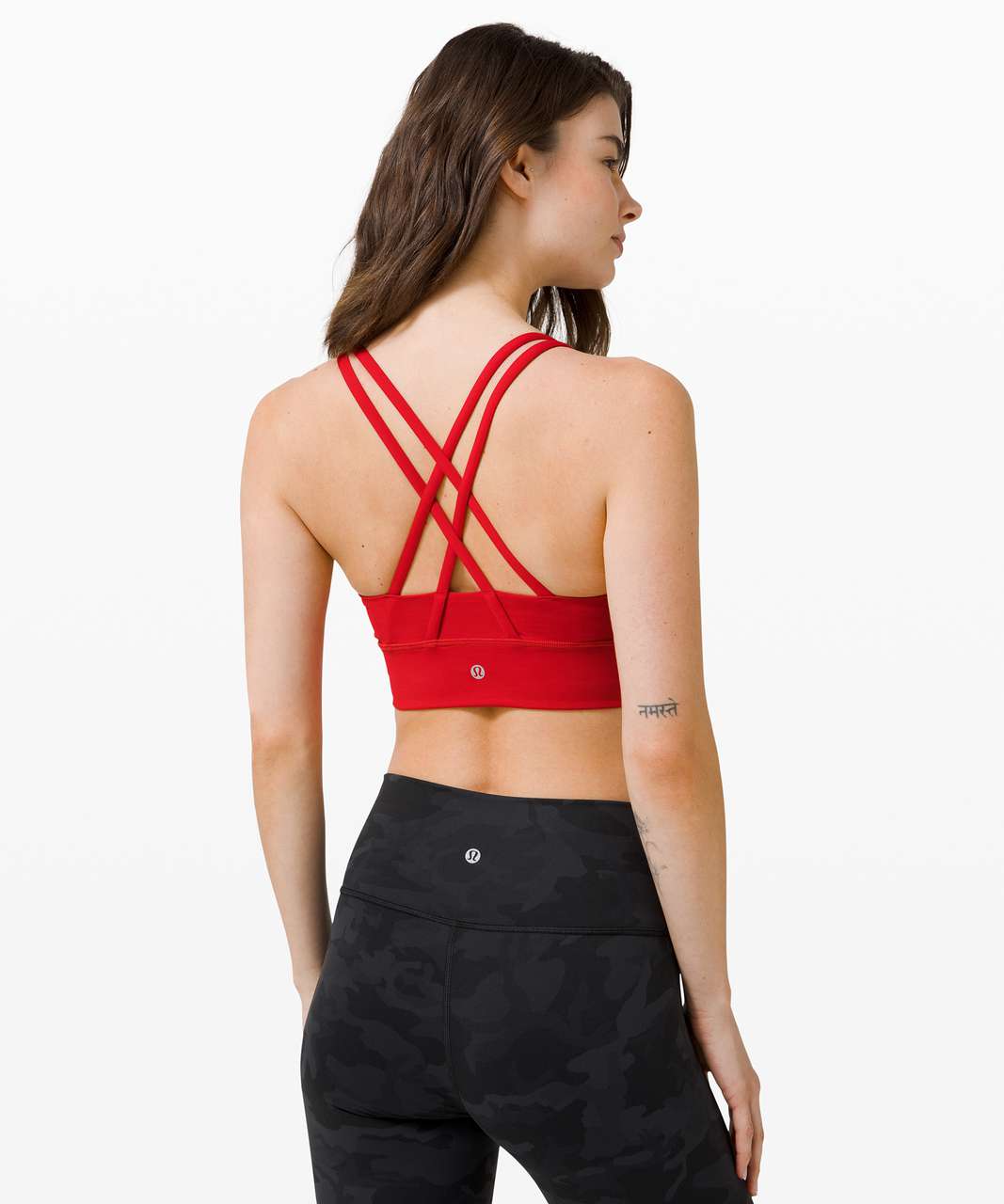 lululemon ENERGY B-D CUP - Sport-bh met medium support - red/meerkleurig 