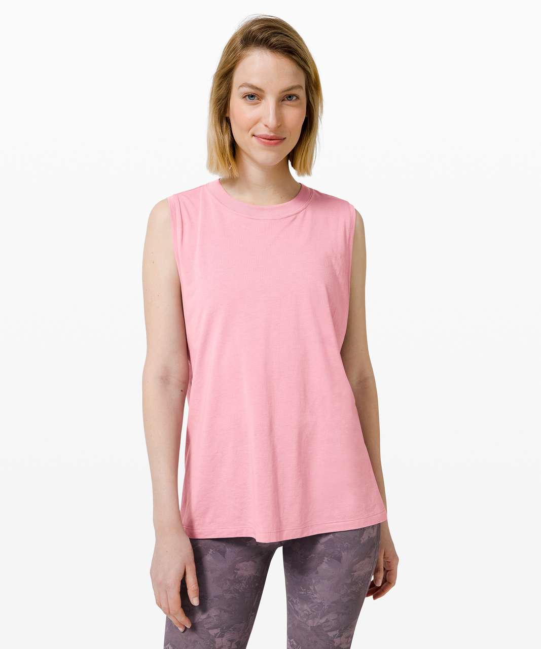 Lululemon Close the Distance Tank - Pink Taupe - lulu fanatics