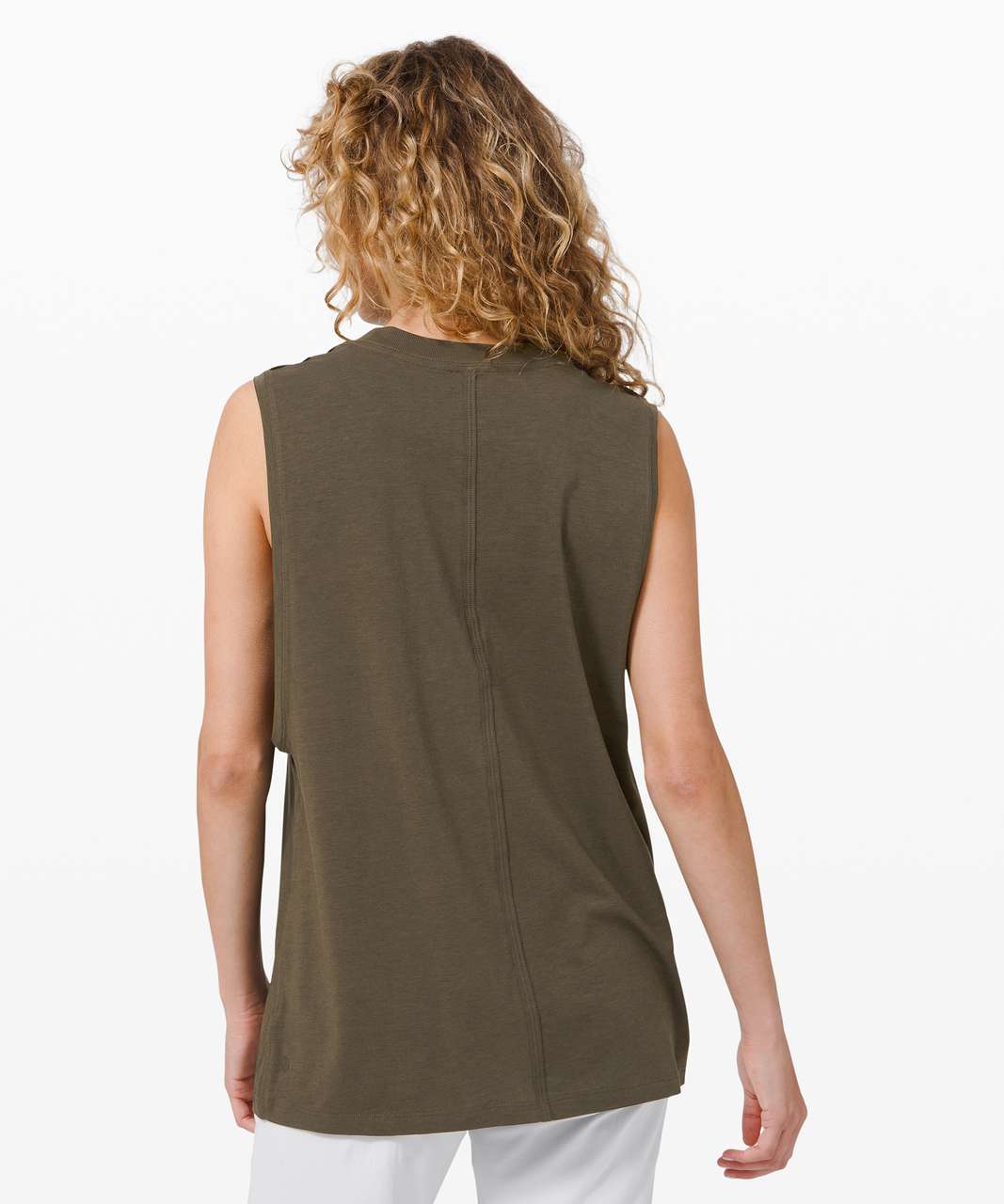 Lululemon All Yours Boyfriend Tank - Dark Olive