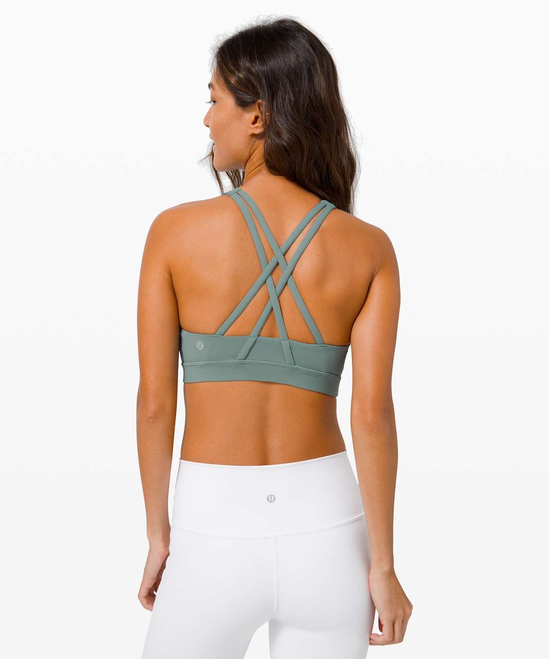 Lululemon Energy Bra High Neck *Medium Support, B/C Cup - Tidewater Teal -  lulu fanatics