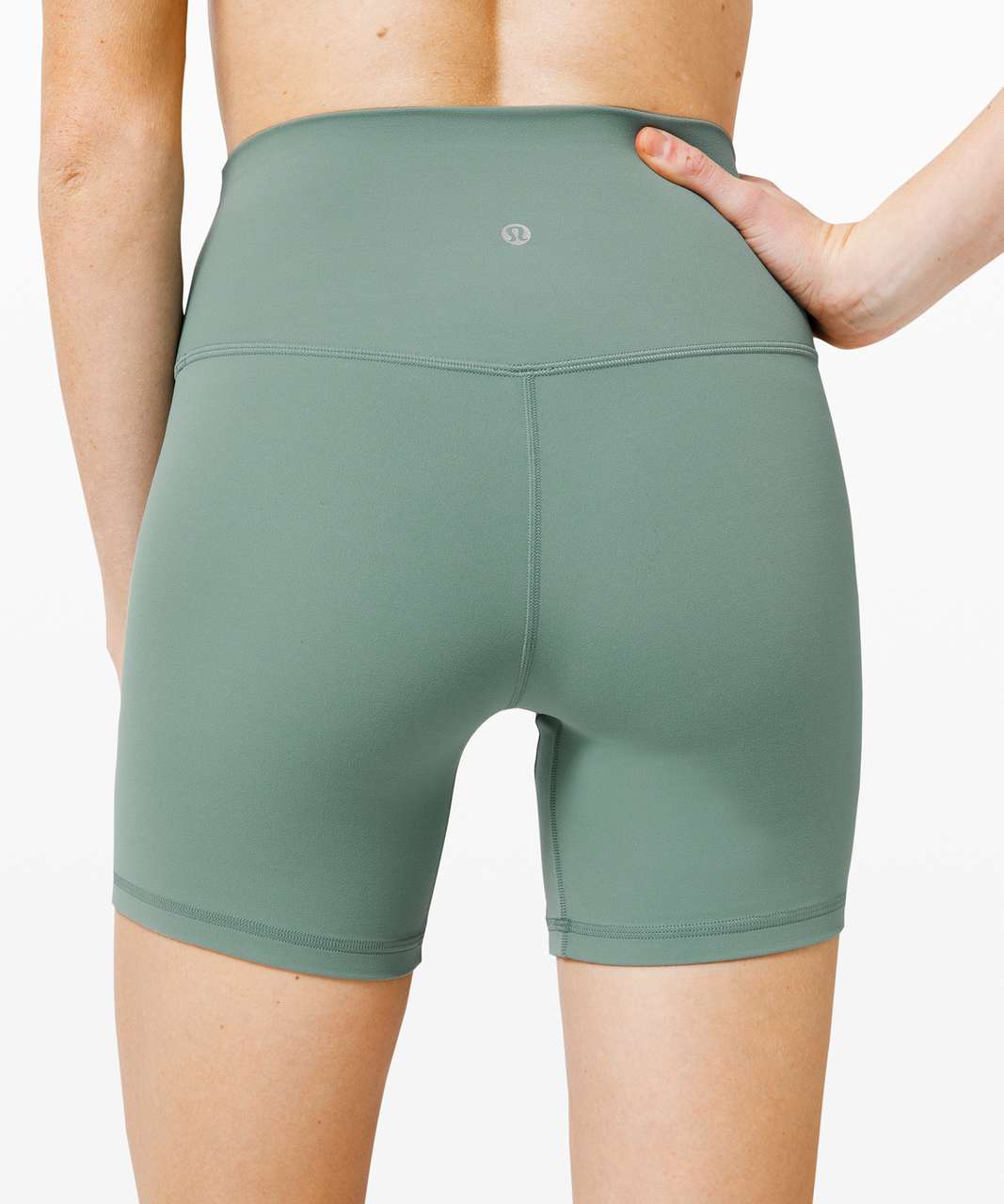 Lululemon athletica Luluemon Align™ Ribbed High-Rise Short 6 *Shine, Women's Shorts