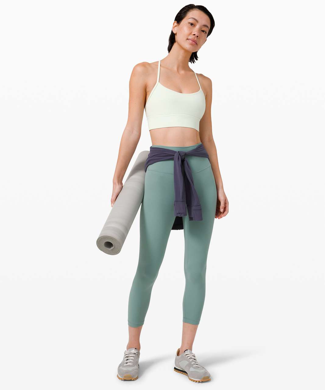 Lululemon Flow Y Bra Long Line Nulu *Light Support, B/C Cup (Online Only) - Springtime