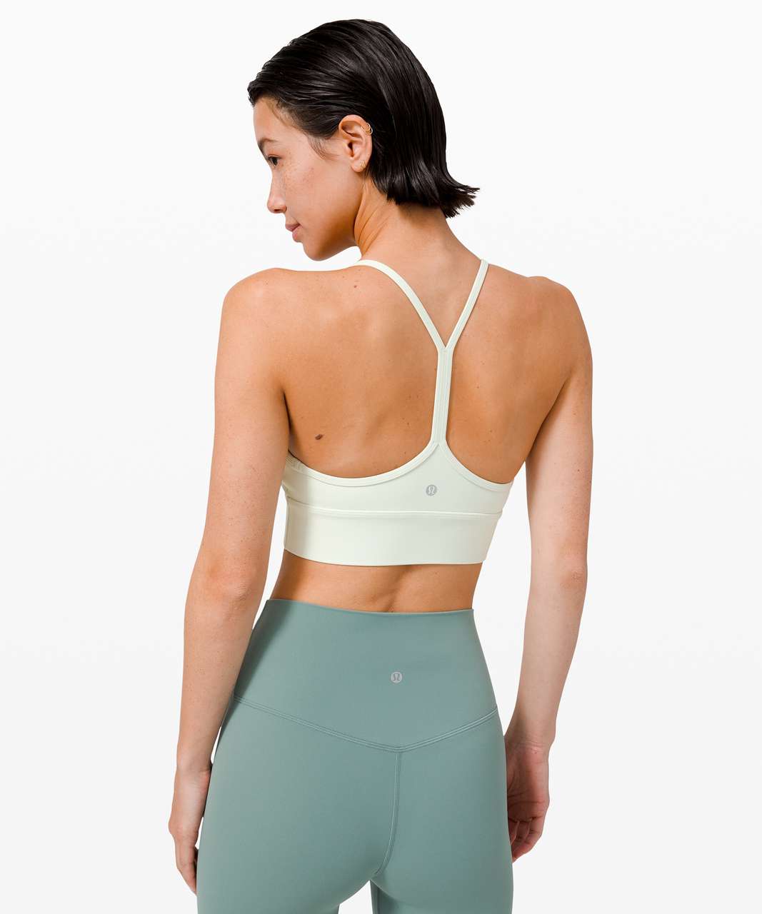 Lululemon Flow Y Bra Long Line Nulu *Light Support, B/C Cup (Online Only) -  Monarch Orange - lulu fanatics