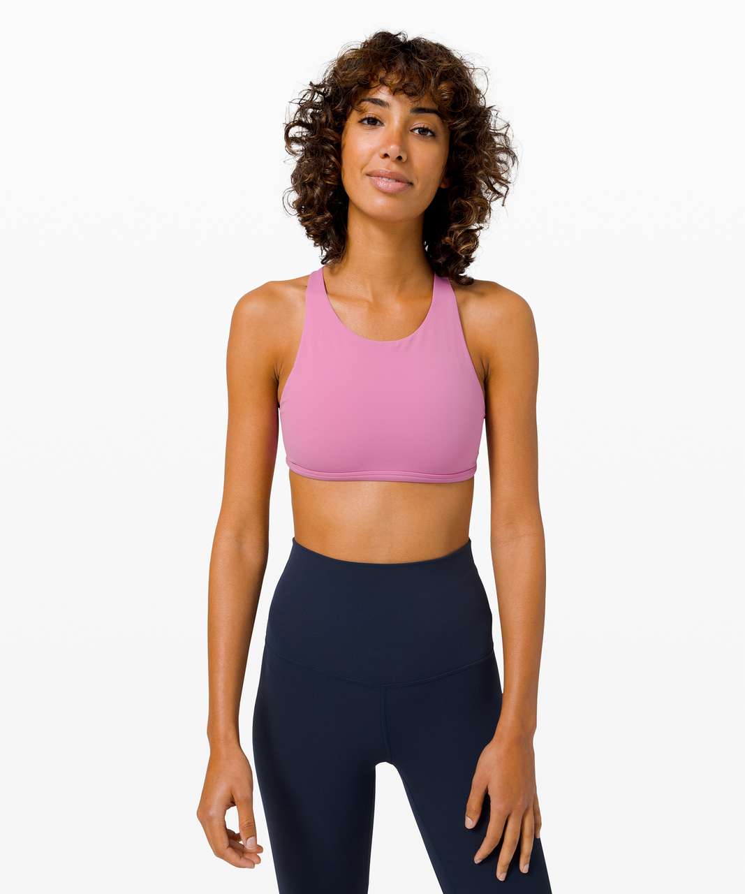 Lululemon Free To Be Bra Wild High Neck*Light Support, A/B Cup (Online Only) - Magenta Glow