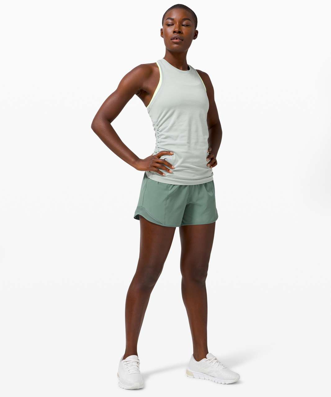 NEW LULULEMON Hotty Hot 4 Short 2 4 12 LONG Tidewater Teal Run