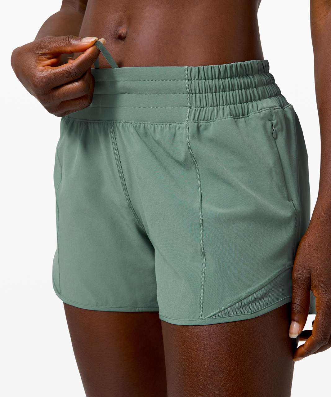 Lululemon Hotty Hot Short *High-Rise Long 4" - Tidewater Teal