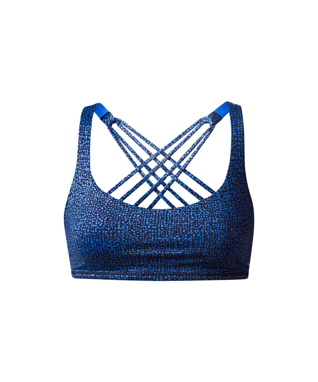 Lululemon Free To Be Bra (Wild) - Bubbles Pipe Dream Blue Black