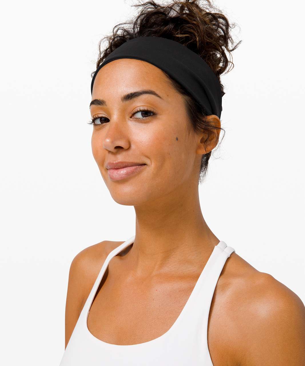 Lululemon Fringe Fighter Headband - Black / Heathered Black (Fourth Release)