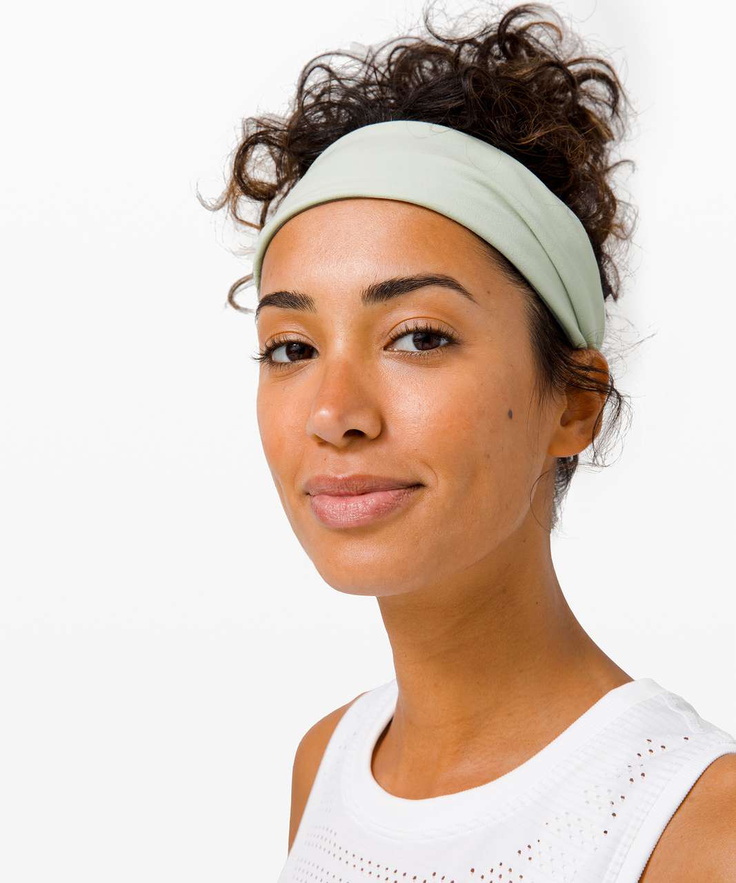 Lululemon Fringe Fighter Headband - Springtime / Heathered Tidewater Teal