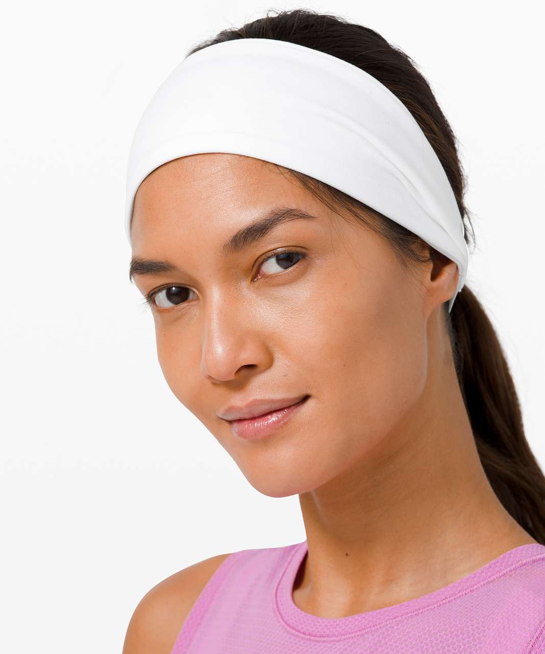 Lululemon Fringe Fighter Headband - White