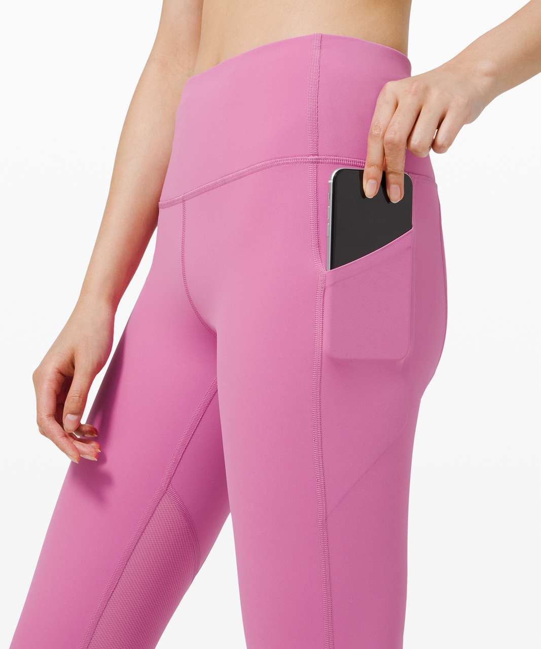 Lululemon Pace Rival High-Rise Crop 22" - Magenta Glow