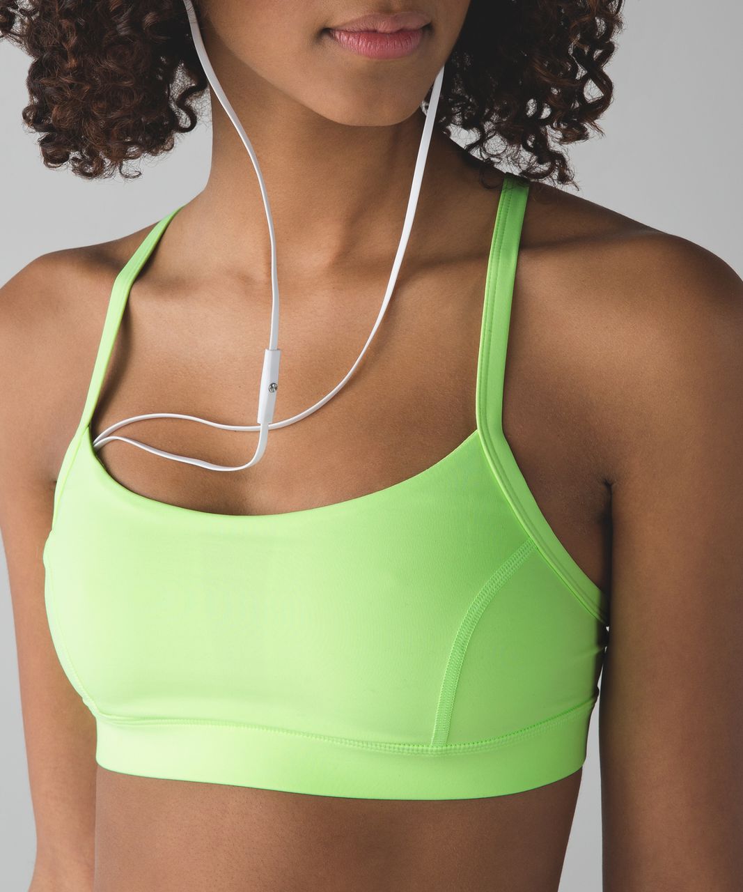 Lululemon Rise and Run Bra - Clear Mint