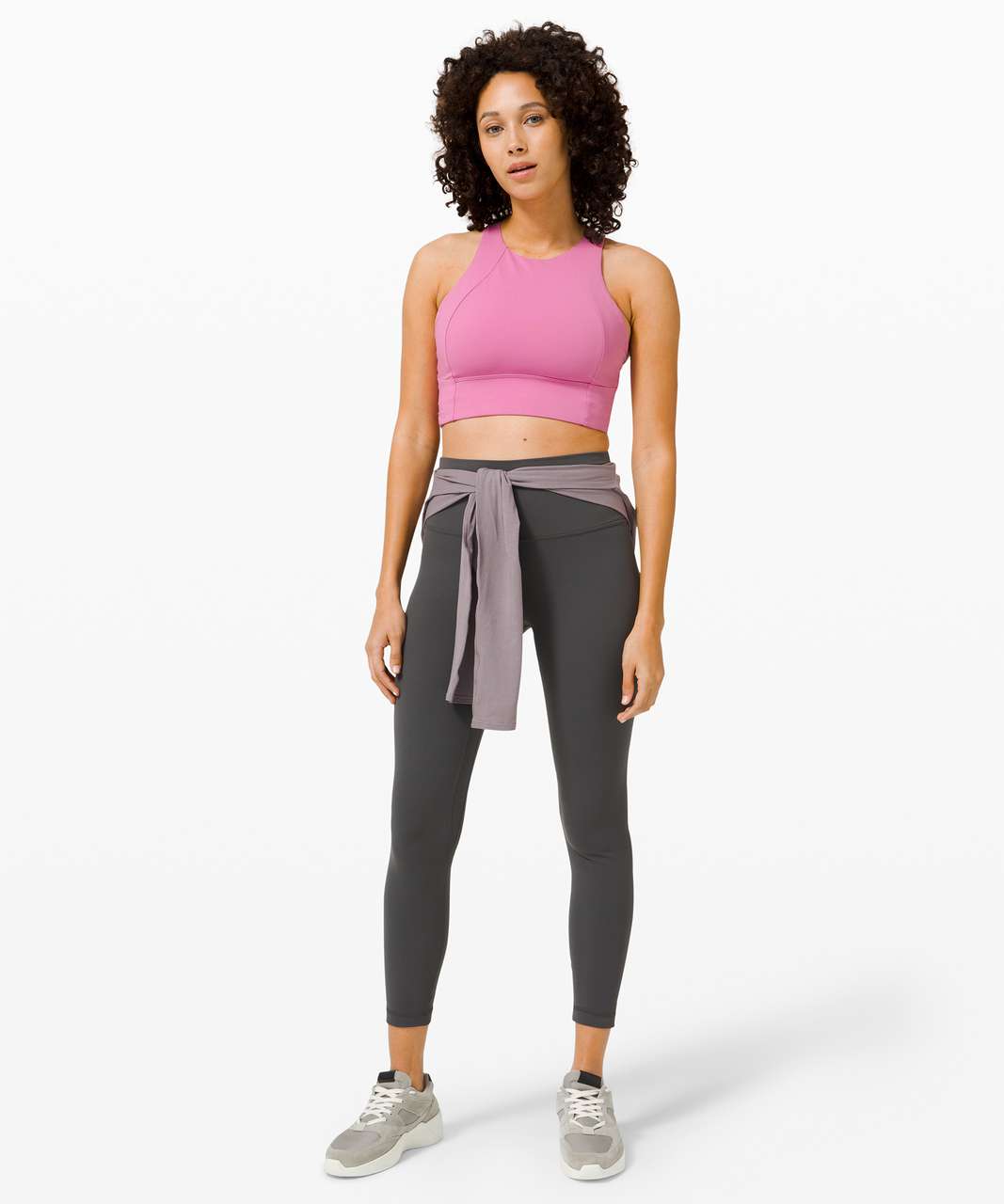 Free to be Serene long line (10) + aligns in graphite purple (8) :  r/lululemon