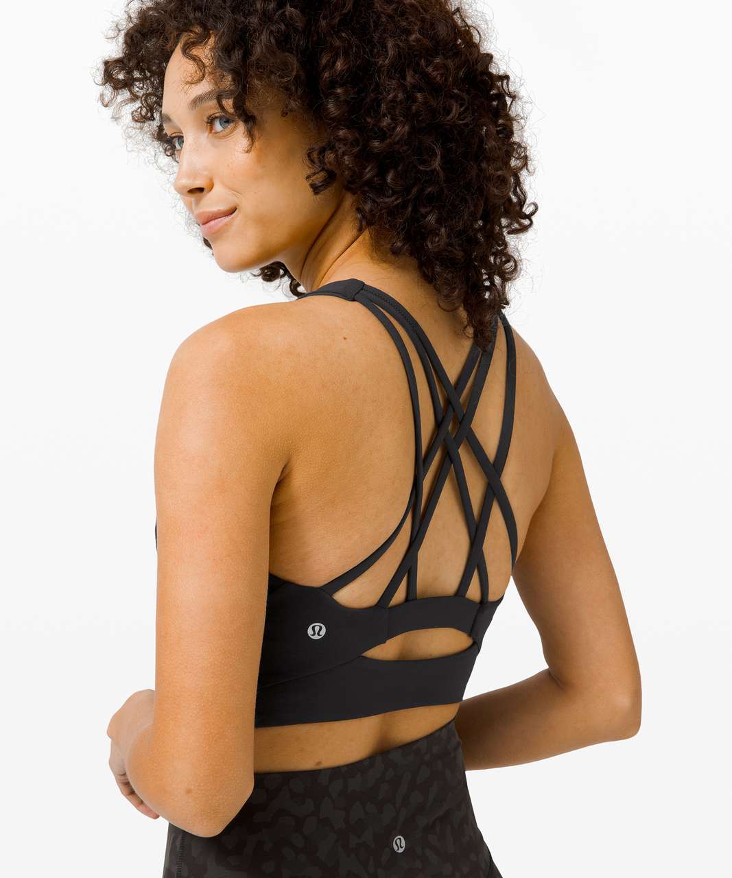 I've been waiting so long for Lulu to do a LONGLINE version of the HIGH NECK  Free to be Wild bra! It's everything I dreamed of! (Black, 6). Paired with  Black 8