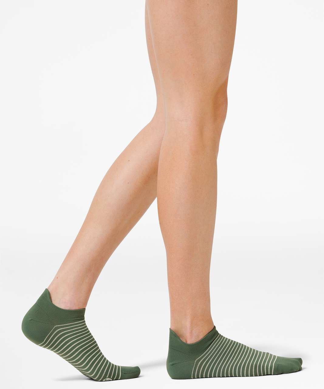 Lululemon Light Speed Tab Sock *Silver - Algae Green / Springtime