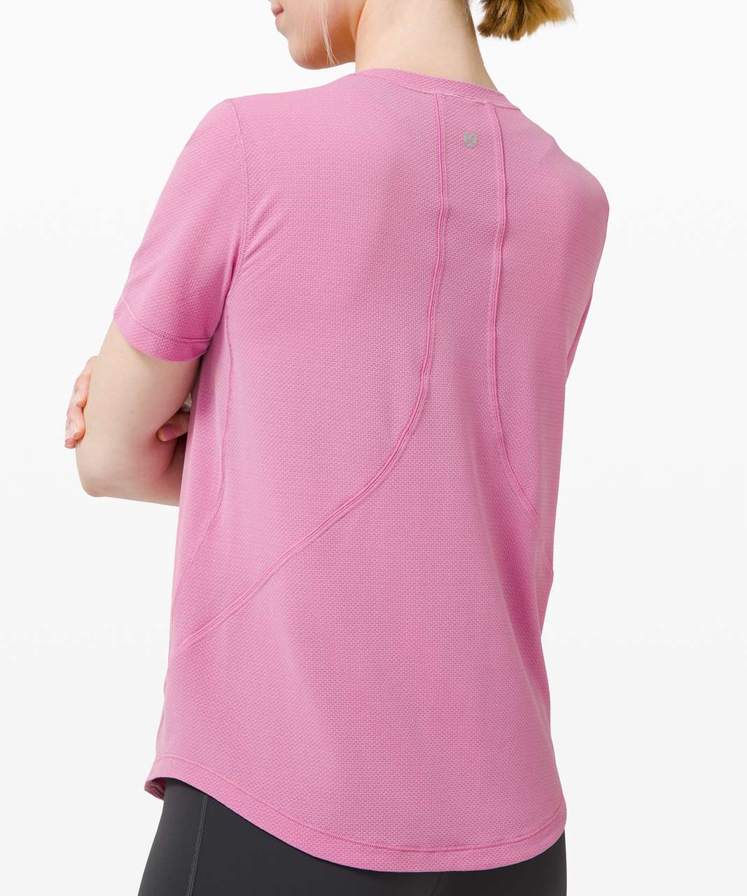 Lululemon Long Distance Short Sleeve - Magenta Glow