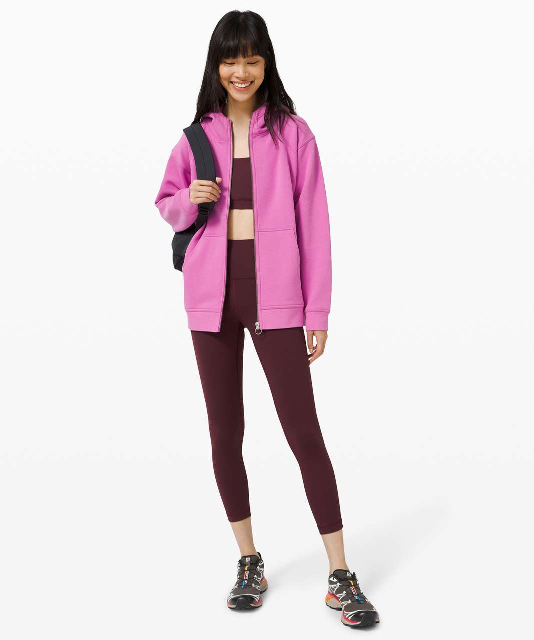 Lululemon All Yours Zip Hoodie - Magenta Glow