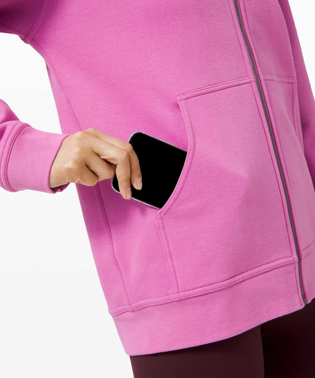 Lululemon All Yours Zip Hoodie - Magenta Glow