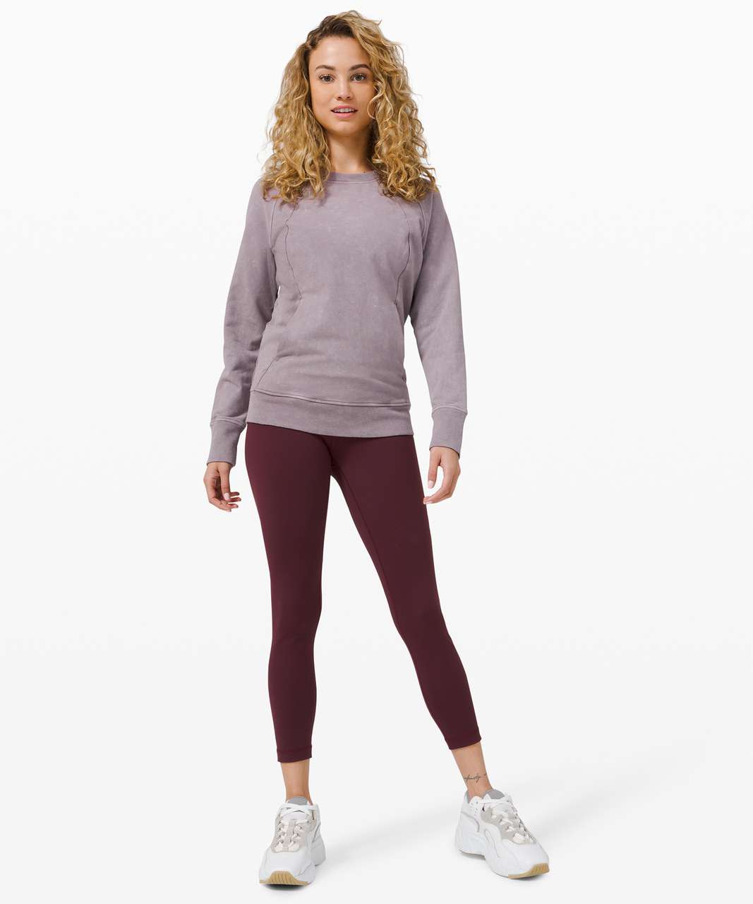 Lululemon Love Crew*Fade Washed Lunar Rock 8 NWT