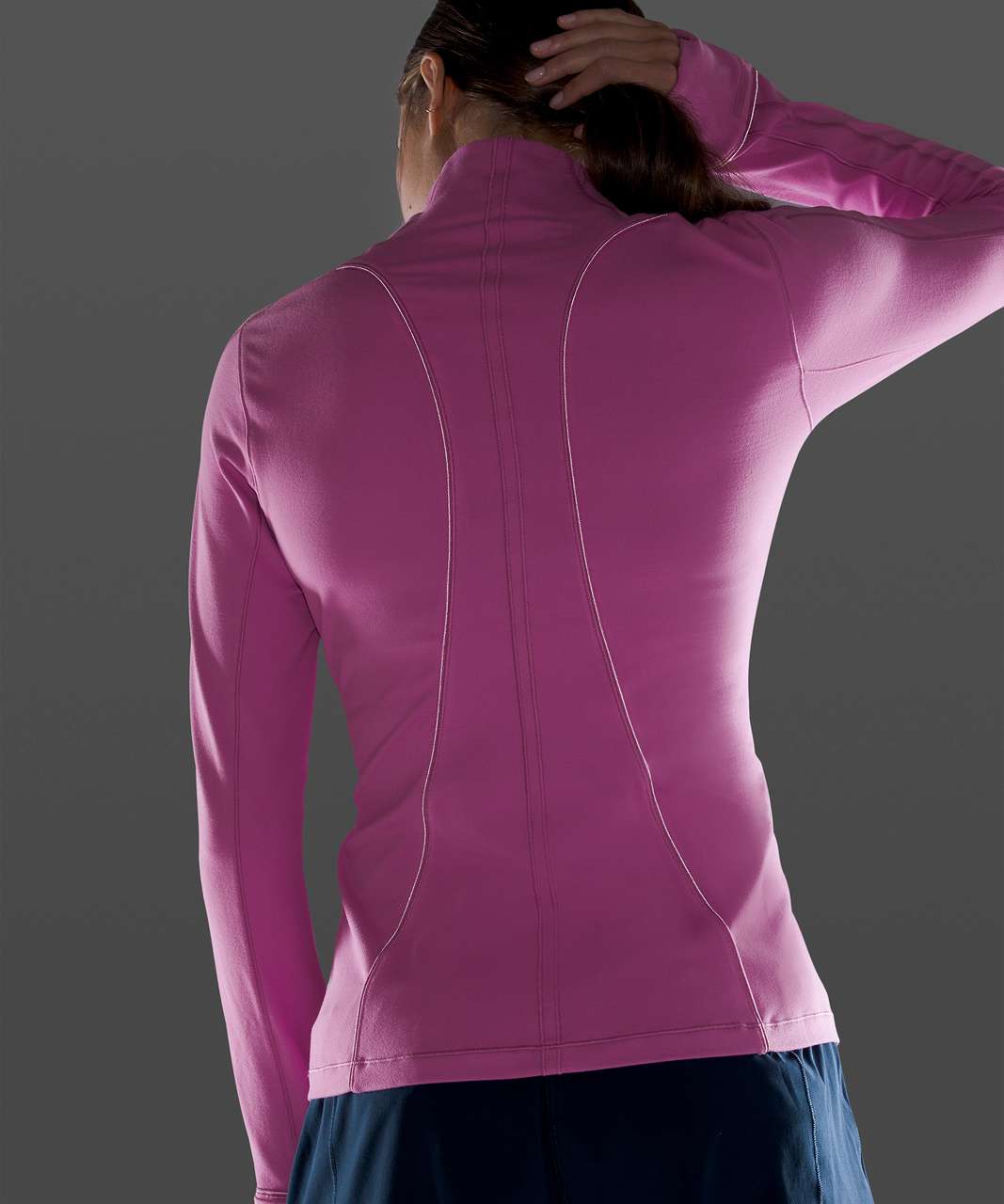 Lululemon Tech Fleece Hiking 1/4 Zip Pullover - Dark Oxide / Pink Clay -  lulu fanatics