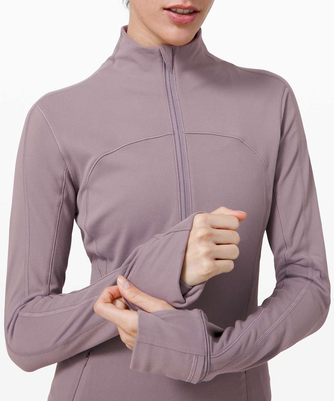 Lululemon Run Briskly 1/2 Zip - Lunar Rock