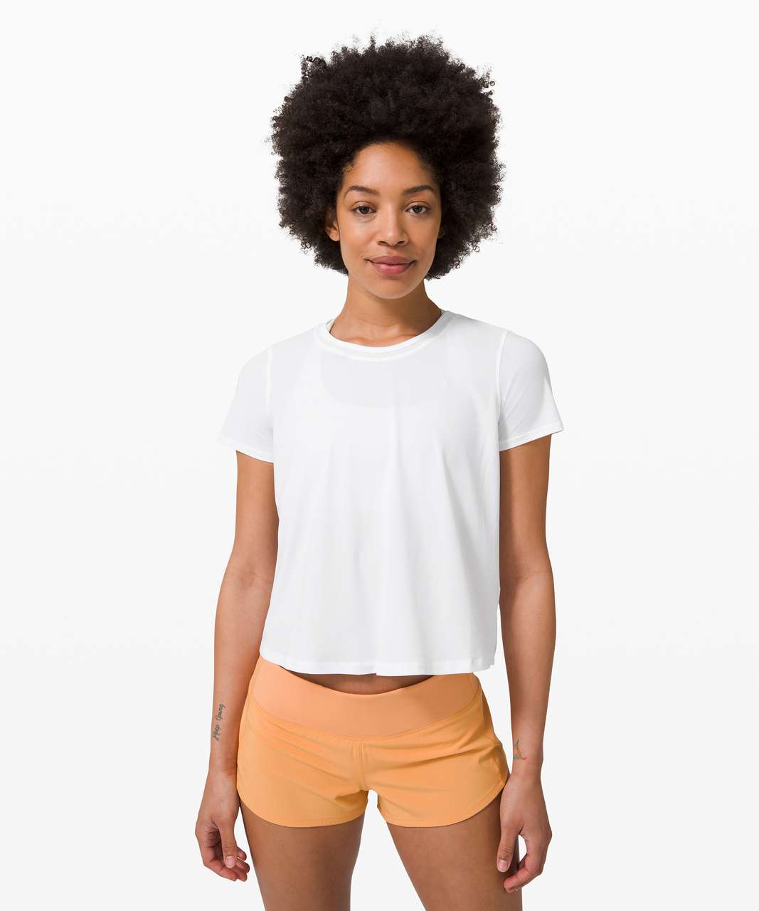 Lululemon Sunday Sprint Short Sleeve - White