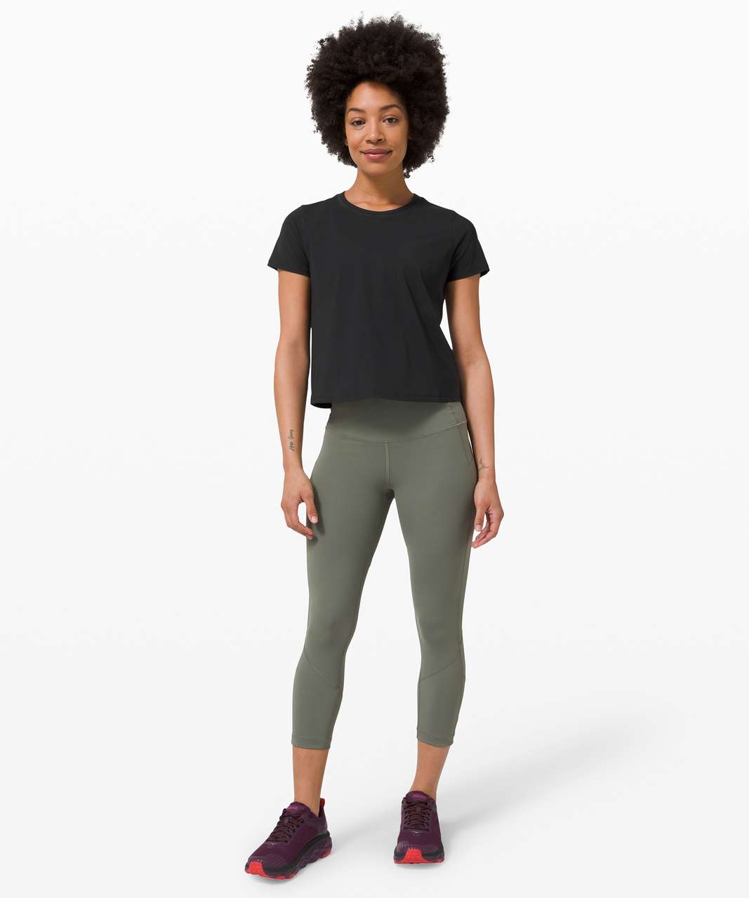 Lululemon Sunday Sprint Short Sleeve - Black