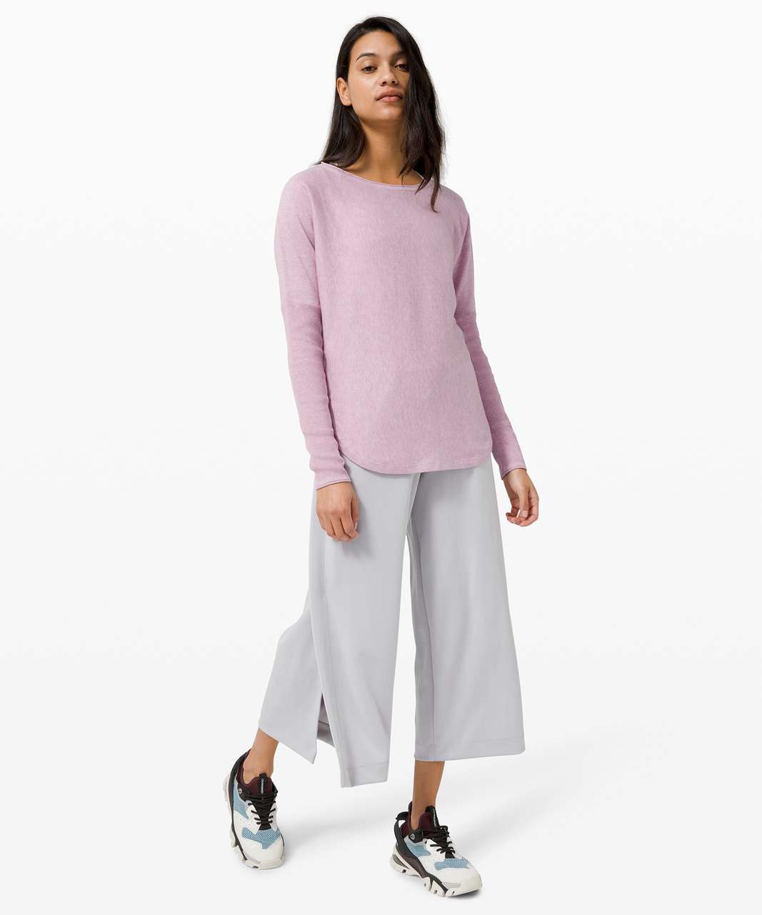 Lululemon Athletica Take It All In Sweater Heathered Tidewater