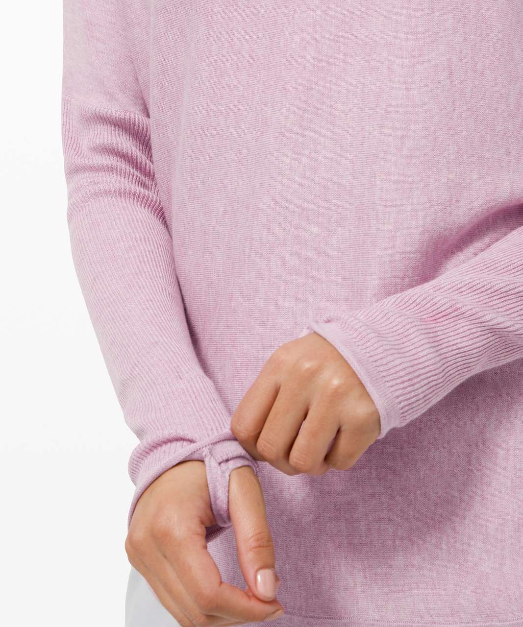 Lululemon Take it All In Sweater - Heathered Pink Taupe