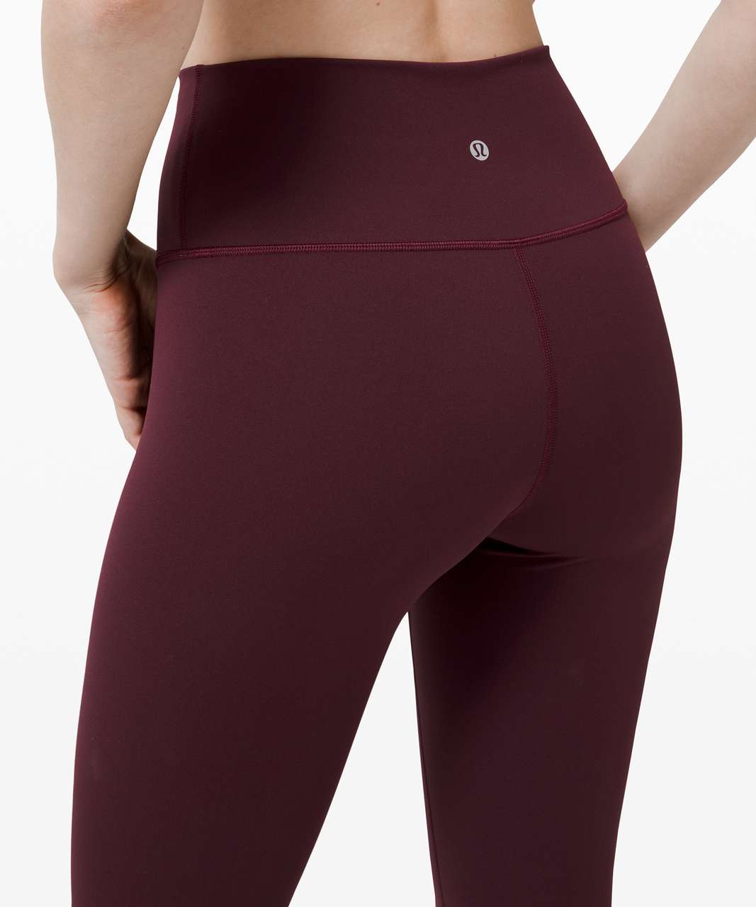 Lululemon Wunder Under Crop High-Rise *Full-On Luxtreme 23" - Cassis