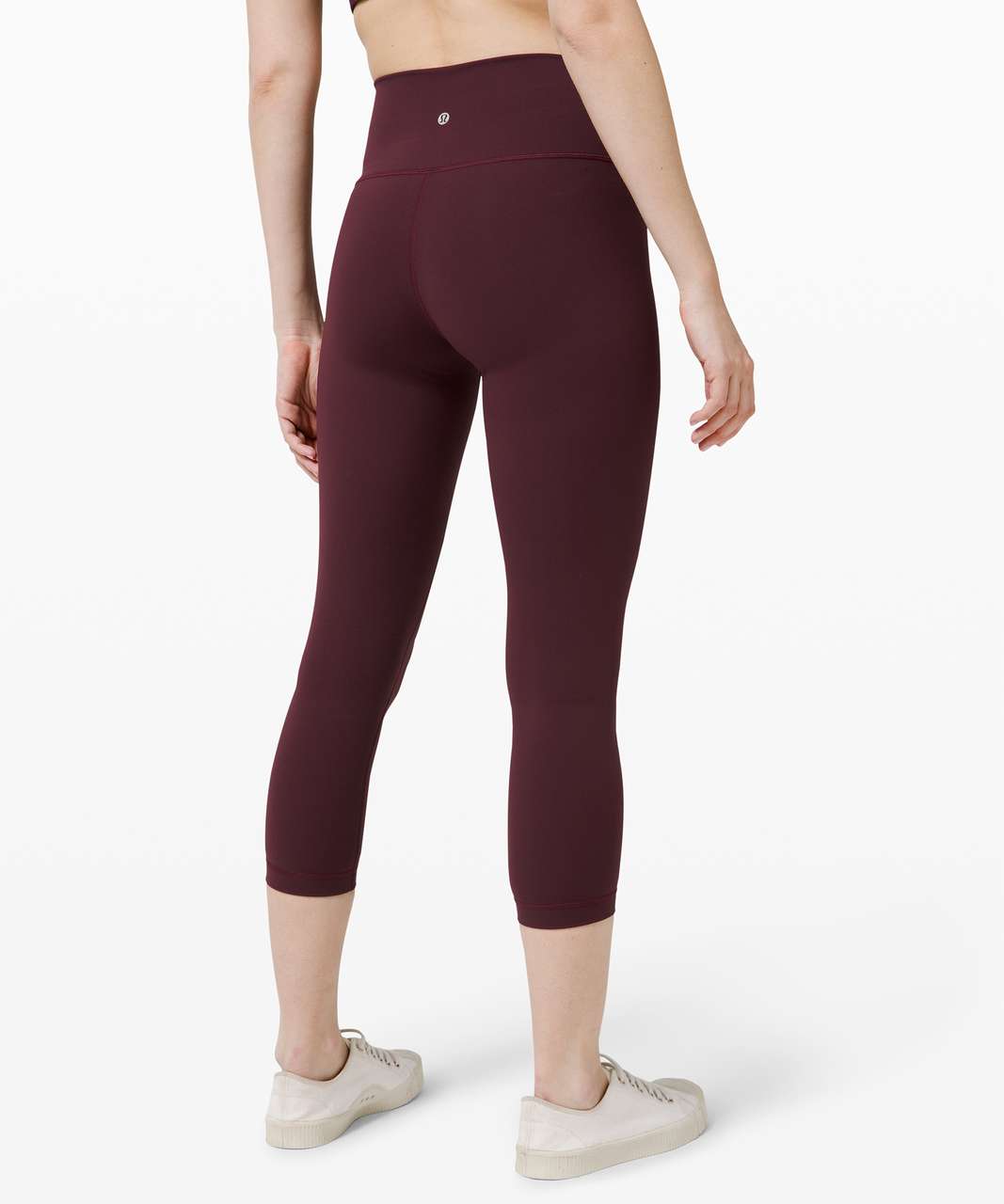 Lululemon Wunder Under Crop High-Rise *Full-On Luxtreme 23 - Cassis - lulu  fanatics