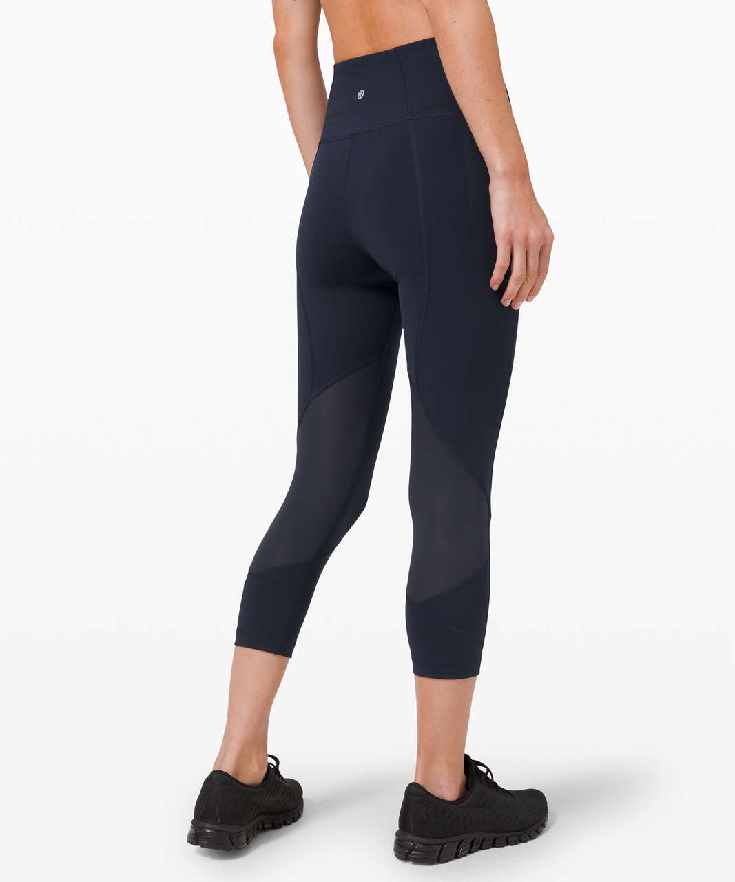 NWT Lululemon Pace Rival HR Crop Legging 22 Size 6 Heathered Black  Luxtreme