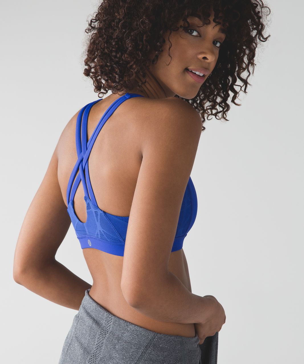 Lululemon City Sky Run By Bra - Harbor Blue - lulu fanatics