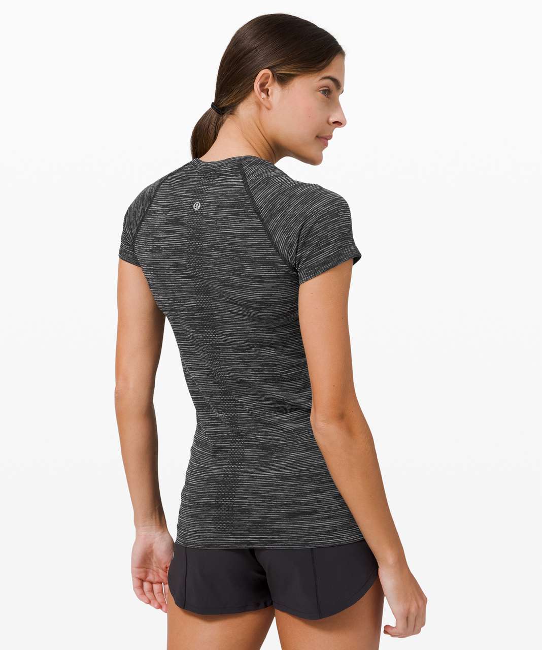 Lululemon Swiftly Tech Short Sleeve 2.0 *Love - Black / Rainbow - lulu  fanatics