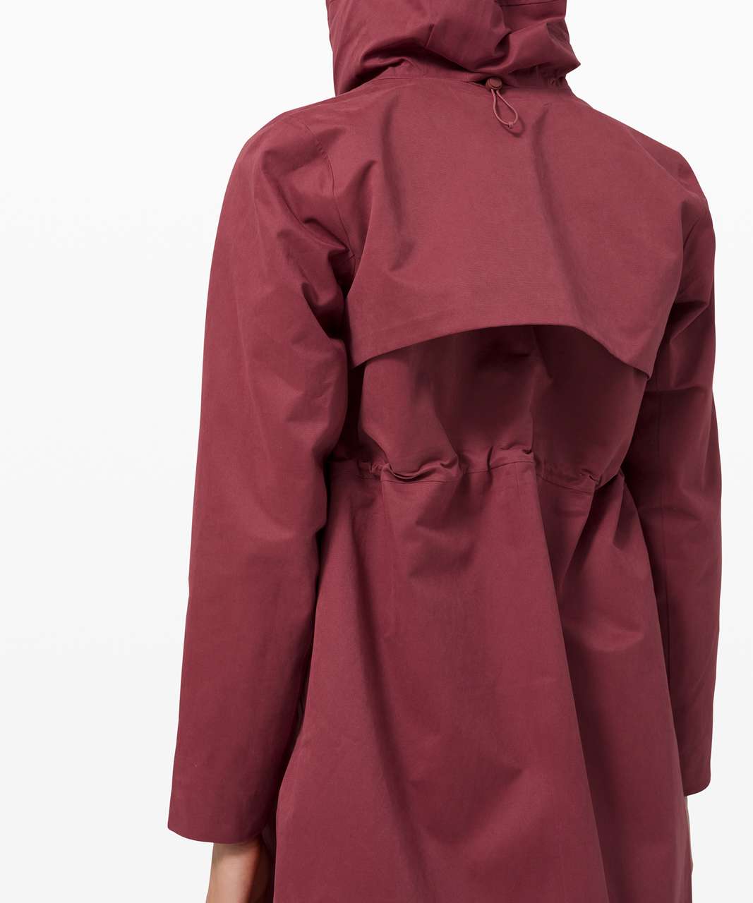 Lululemon Rain Rebel Jacket In Red Merlot