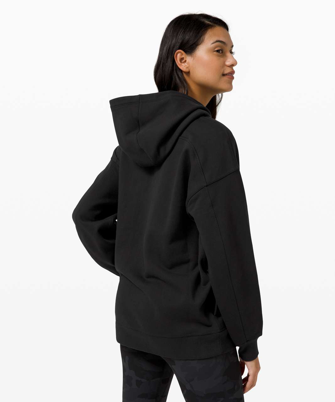 Lululemon Perfectly Oversized Hoodie Black lulu fanatics