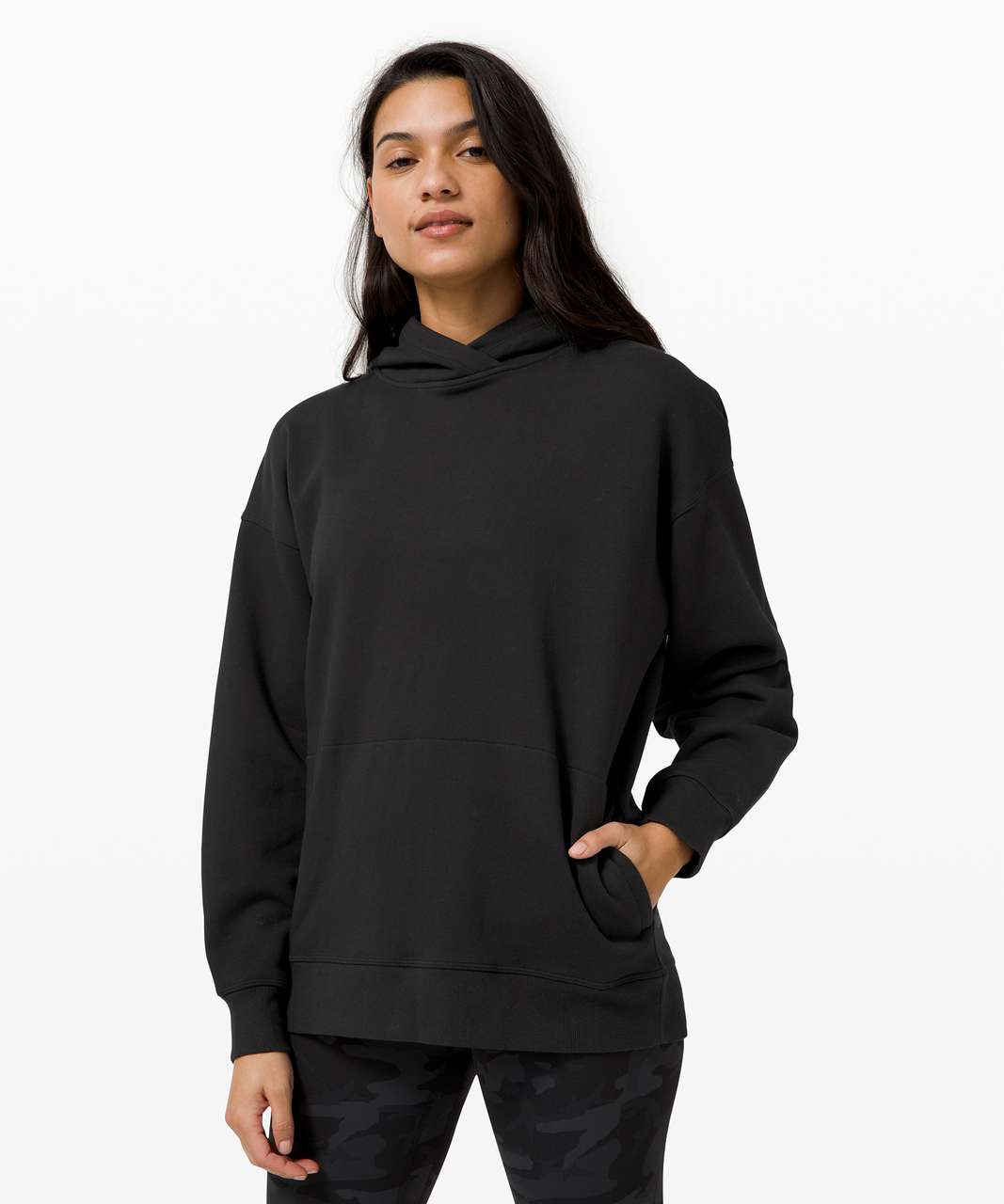 Lululemon Perfectly Oversized Hoodie - Black - lulu fanatics