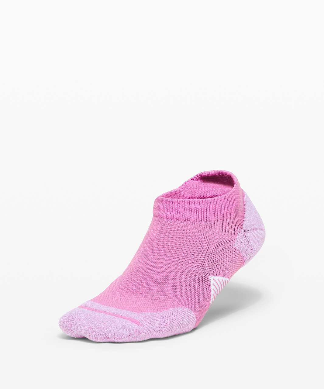 Lululemon Speed Tab Sock *Silver - Magenta Glow / White